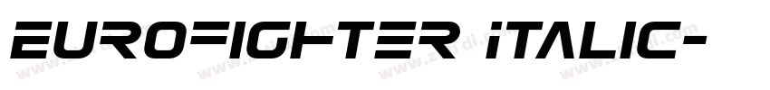 Eurofighter Italic字体转换